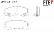 Комплект тормозных колодок FTE BL1834A2
