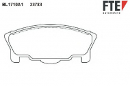 Комплект тормозных колодок FTE BL1710A1