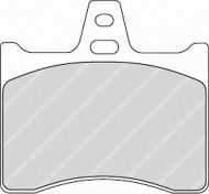 Комплект тормозных колодок FERODO FDB1070