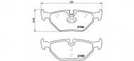 Комплект тормозных колодок BREMBO P 06 025