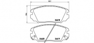 Комплект тормозных колодок BREMBO P 30 031