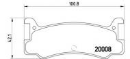 Комплект тормозных колодок BREMBO P 49 005