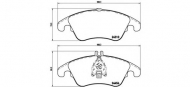 Комплект тормозных колодок BREMBO P 50 069