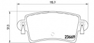 Комплект тормозных колодок BREMBO P 59 040