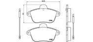 Комплект тормозных колодок BREMBO P 61 046