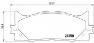 Комплект тормозных колодок BREMBO P 83 117