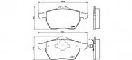 Комплект тормозных колодок BREMBO P 85 039