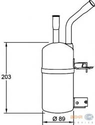 Осушитель HELLA 8FT 351 192-061