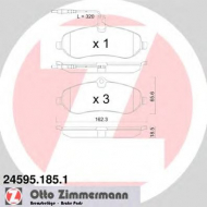 Комплект тормозных колодок ZIMMERMANN 24595.185.1