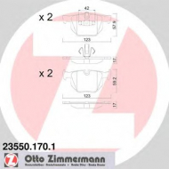 Комплект тормозных колодок ZIMMERMANN 23550.170.1