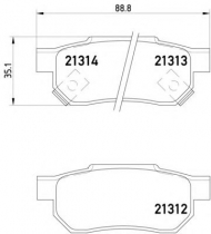 Комплект тормозных колодок HELLA 8DB 355 005-731