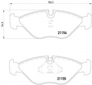 Комплект тормозных колодок HELLA 8DB 355 007-591