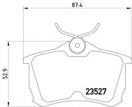 Комплект тормозных колодок HELLA 8DB 355 009-511