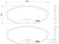 Комплект тормозных колодок HELLA 8DB 355 011-181