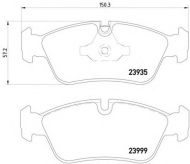 Комплект тормозных колодок HELLA 8DB 355 011-281