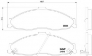 Комплект тормозных колодок HELLA 8DB 355 013-381