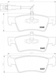 Комплект тормозных колодок HELLA 8DB 355 013-841