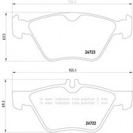 Комплект тормозных колодок HELLA 8DB 355 014-291