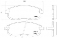 Комплект тормозных колодок HELLA 8DB 355 016-381