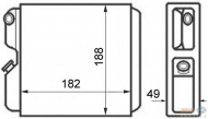 Теплообменник BEHR HELLA SERVICE 8FH 351 024-371