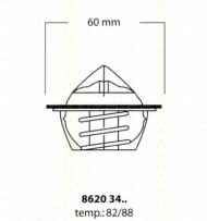 Термостат TRISCAN 8620 3482