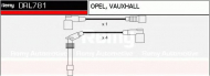 Комплект электропроводки DELCO REMY DRL781