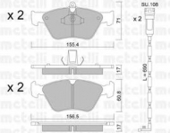 Комплект тормозных колодок METELLI 22-0128-0K