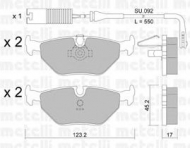Комплект тормозных колодок METELLI 22-0210-0K