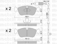 Комплект тормозных колодок METELLI 22-0260-0K