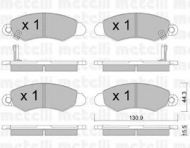 Комплект тормозных колодок METELLI 22-0418-0