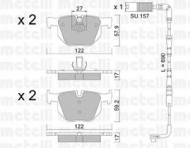 Комплект тормозных колодок METELLI 22-0644-0K