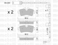 Комплект тормозных колодок METELLI 22-0769-0K