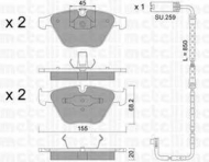 Комплект тормозных колодок METELLI 22-0558-5K