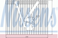 Испаритель NISSENS 92206