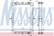 Теплообменник NISSENS 61444A