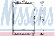 Теплообменник NISSENS 61447