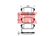 Комплект тормозных колодок NK 223248