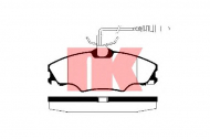 Комплект тормозных колодок NK 223729