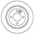 Тормозной диск MAPCO 15658