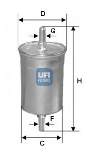 Фильтр UFI 31.627.00