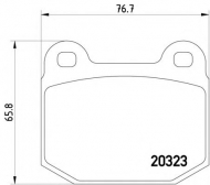 Комплект тормозных колодок PAGID T0465