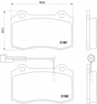Комплект тормозных колодок PAGID T5070
