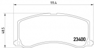 Комплект тормозных колодок PAGID T3085