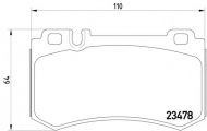 Комплект тормозных колодок PAGID T1339