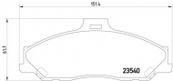 Комплект тормозных колодок PAGID T1282