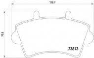 Комплект тормозных колодок PAGID T1310