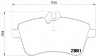 Комплект тормозных колодок PAGID T1348