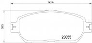 Комплект тормозных колодок PAGID T1828