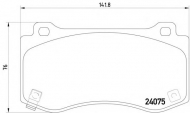 Комплект тормозных колодок PAGID T1803