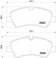 Комплект тормозных колодок PAGID T2270